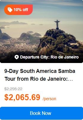 9-Day South America Samba Tour from Rio de Janeiro: Iguassu Falls and Buenos Aires 4.0 (32 reviews) Tour Code: 716199