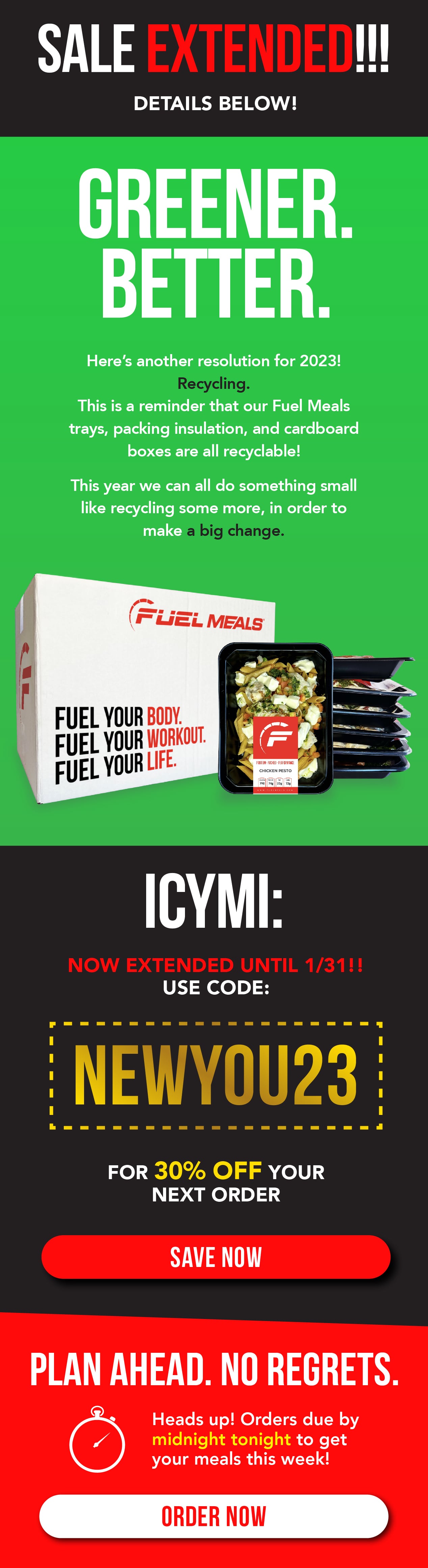 Resolution Recycle Your Fuel Meals Packaging is Recyclable New Vision