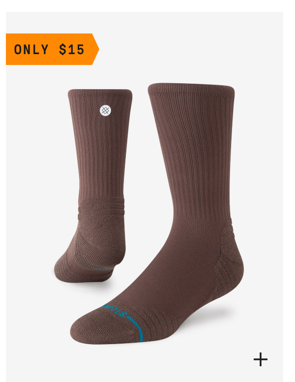 SOLID MID RIBBED CREW