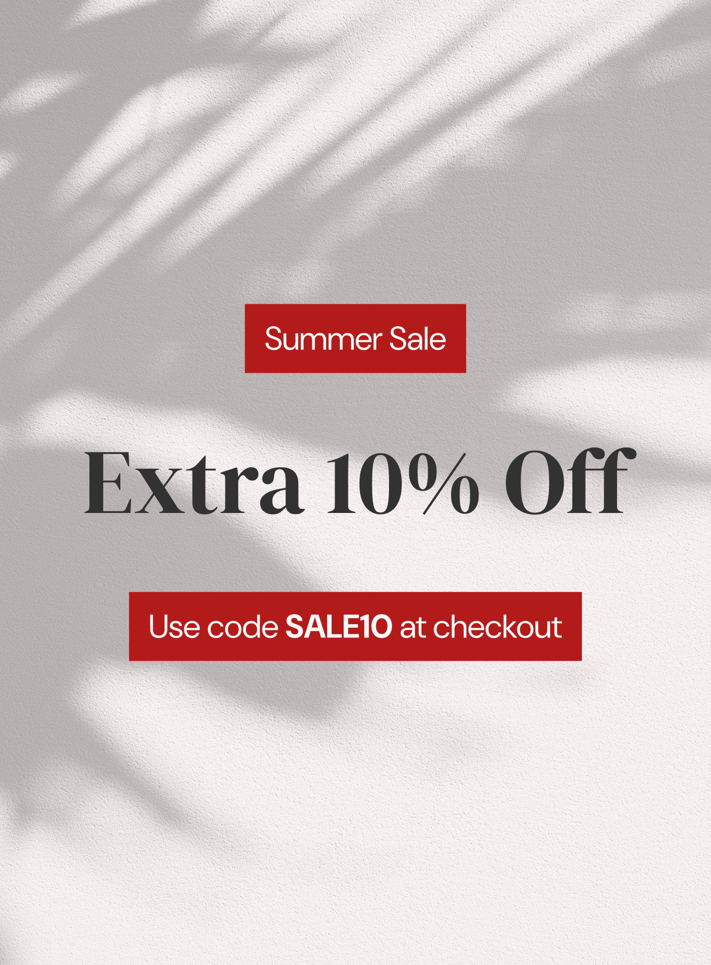Extra 10% off 