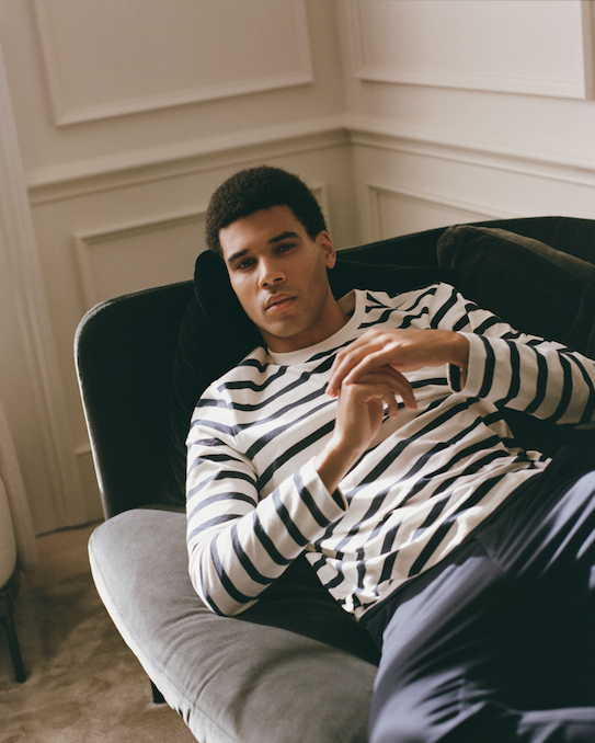 Stripe Long Sleeve T Shirt 