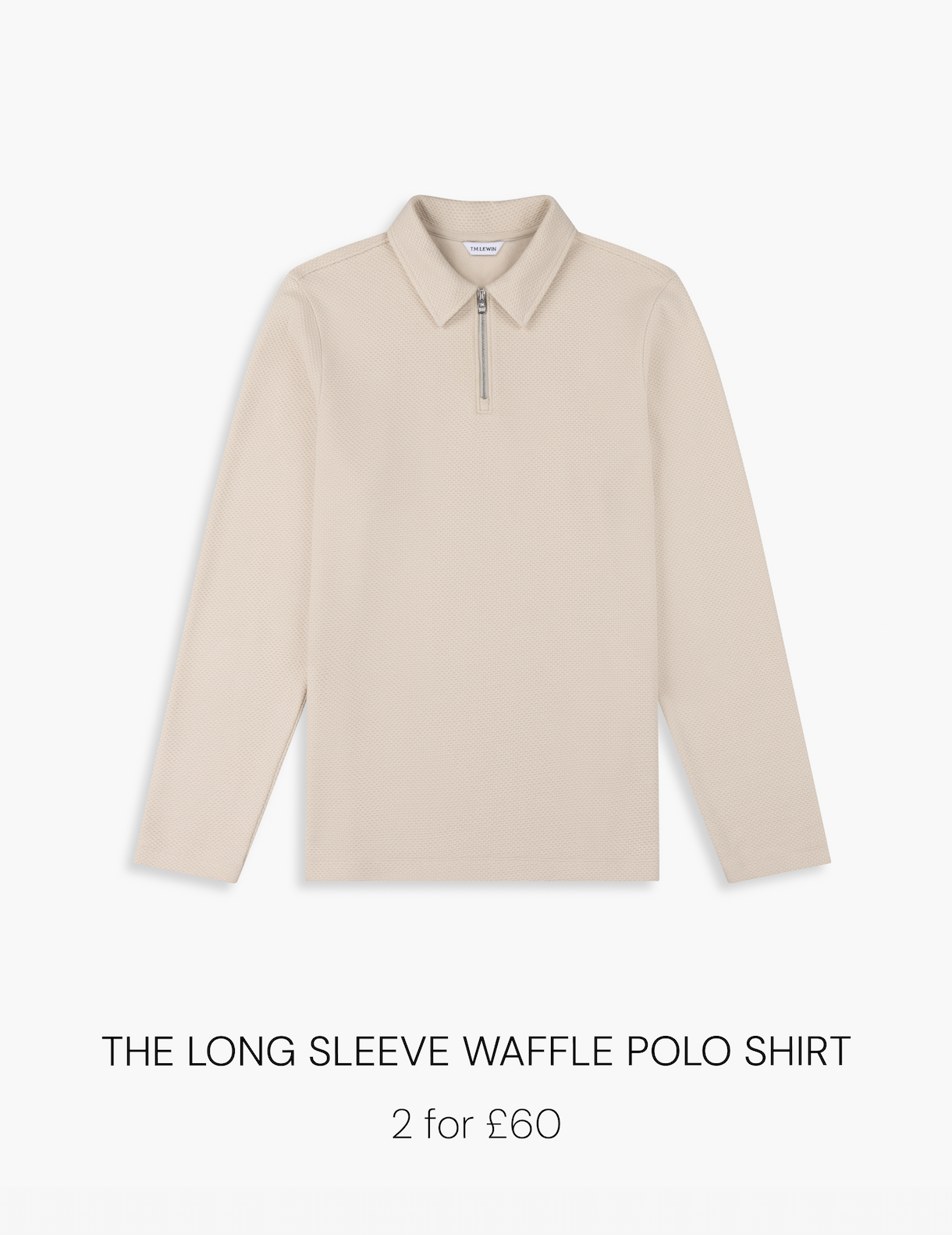 Stone Waffle Polo