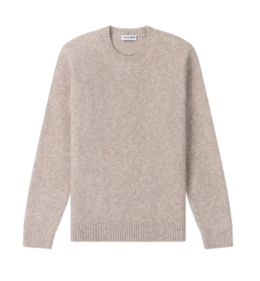 wool mix crew neck jumper