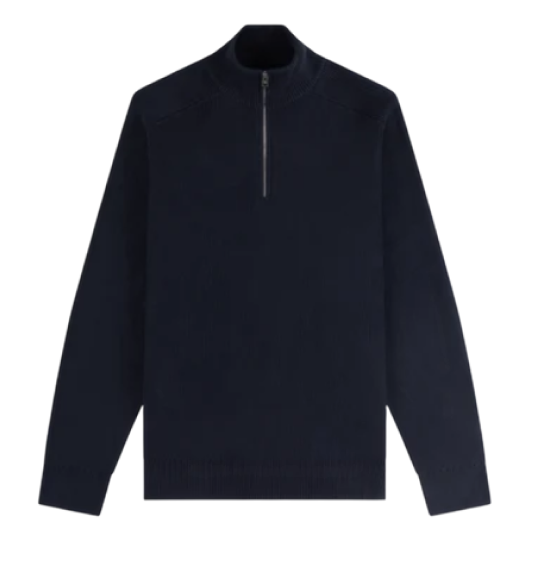 navy quarter zip