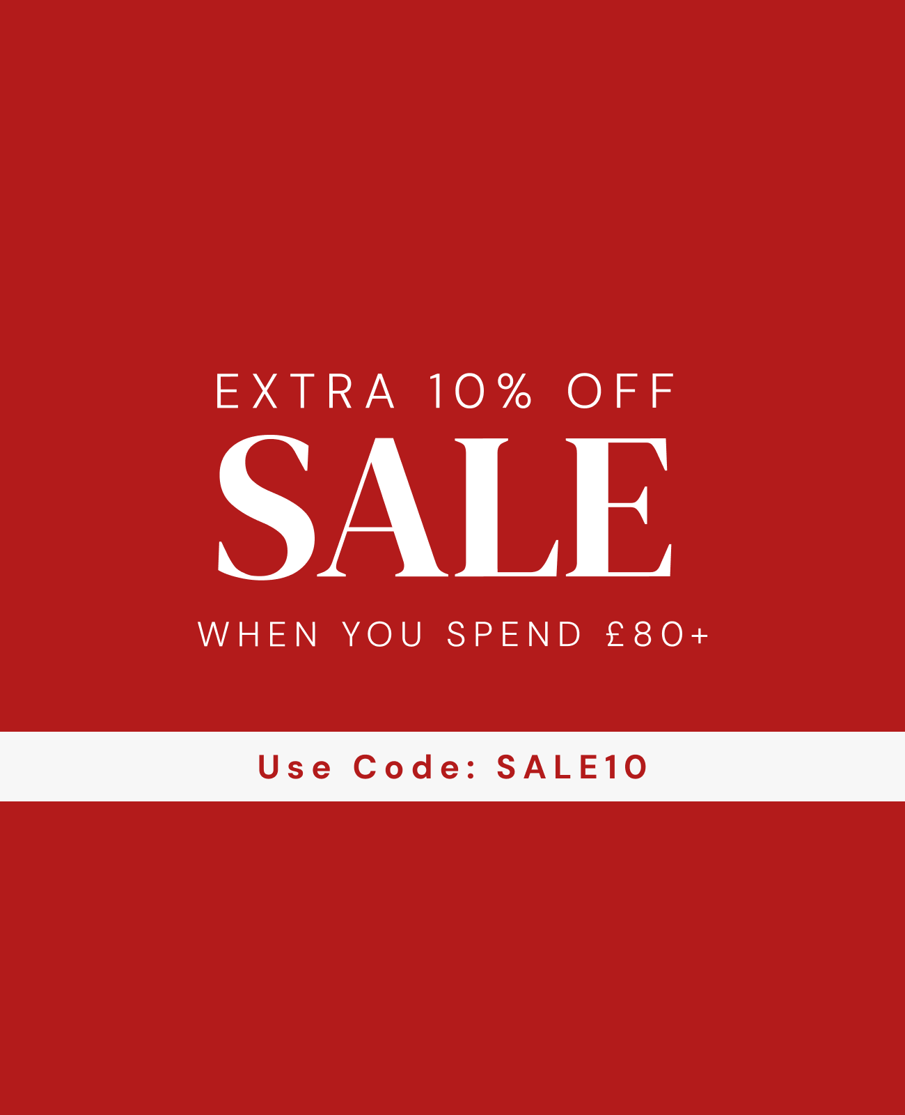 Extra 10% off 