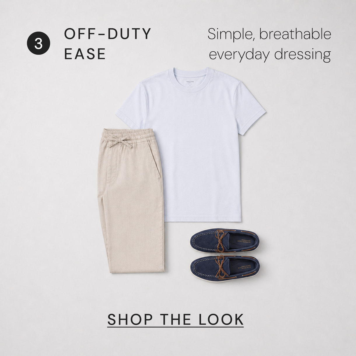 Drawstring Trouser + T Shirt