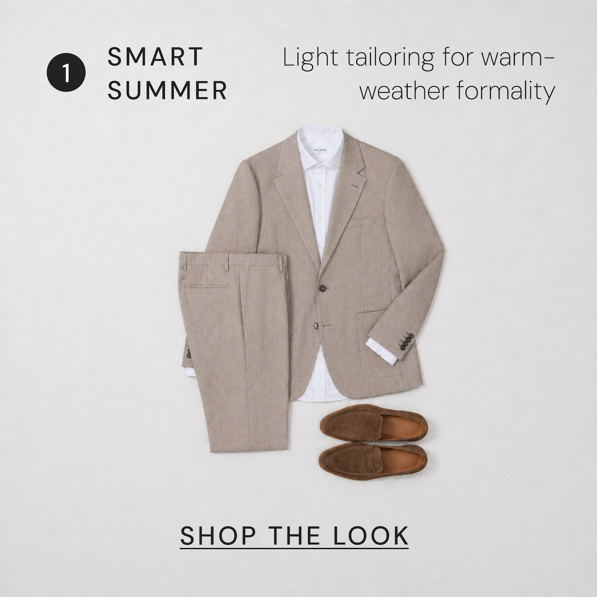 Oatmeal Linen Suit
