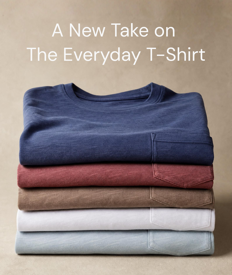 Slub T Shirt Stack