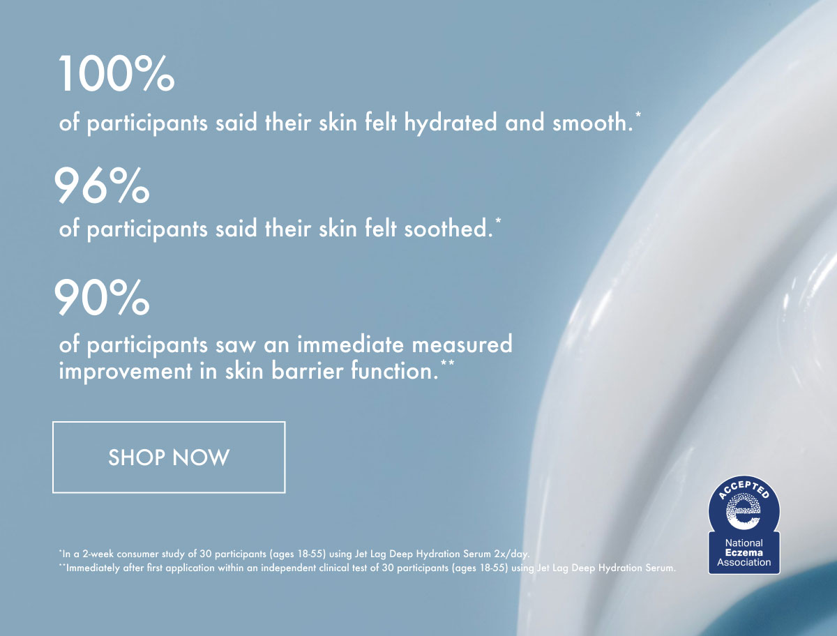 Jet Lag Deep Hydration Serum Results - Shop Now