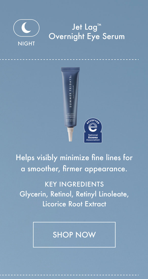 Jet Lag Overnight Eye Serum - Shop Now