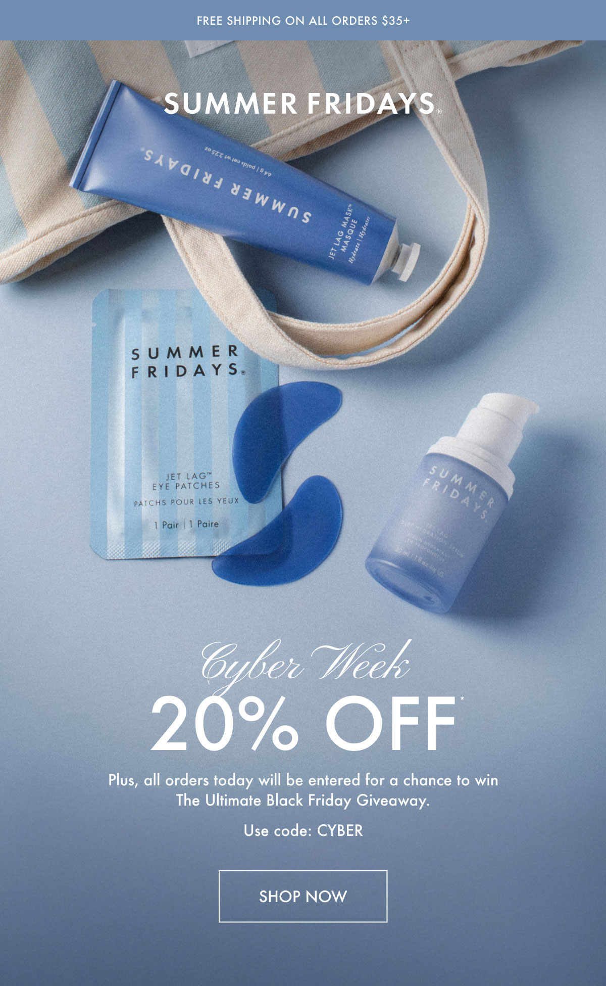 Cyber Week 20 Percent Off - Shop Now