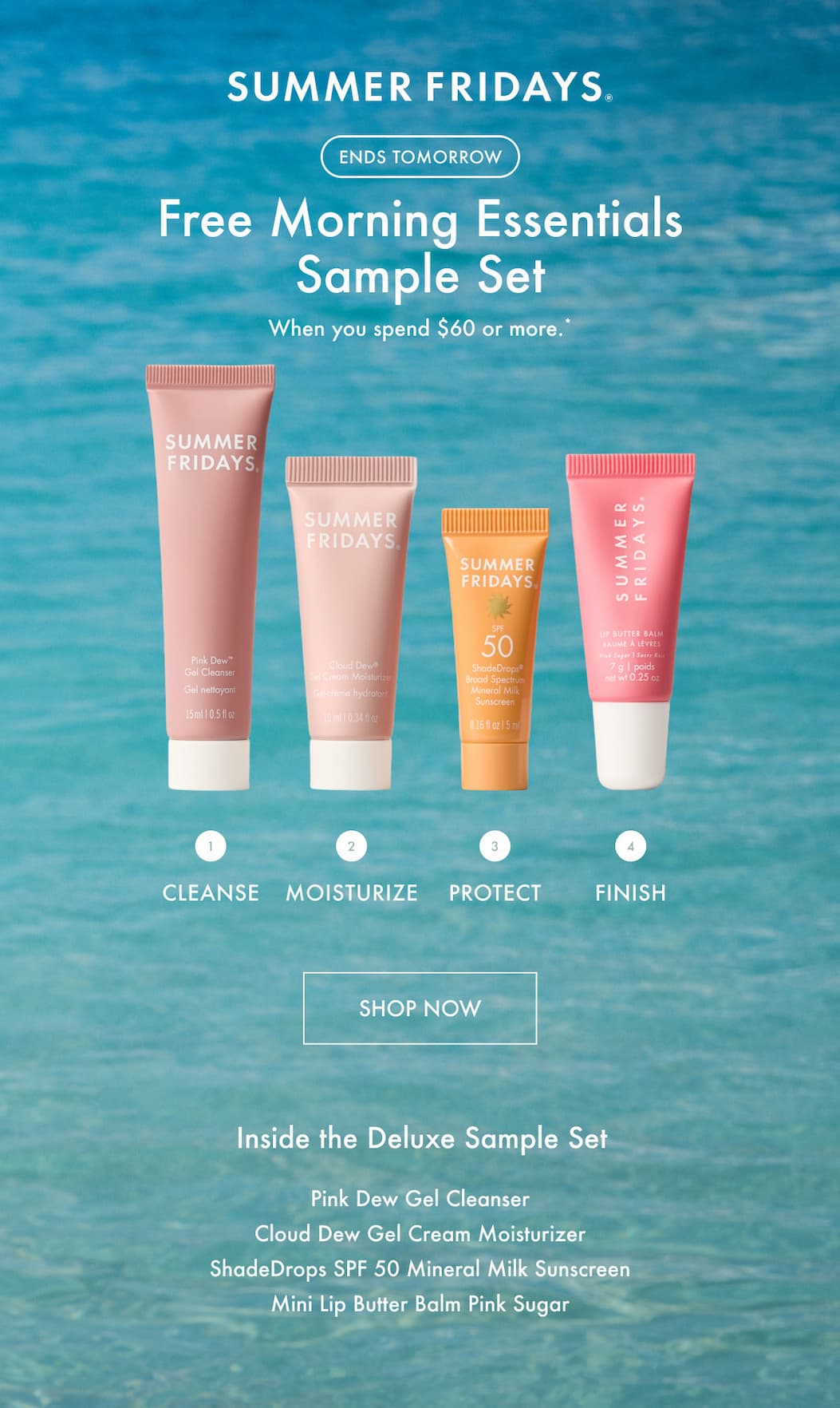 Ends Tomorrow: Free Morning Essentials Sample Set - Shop Now