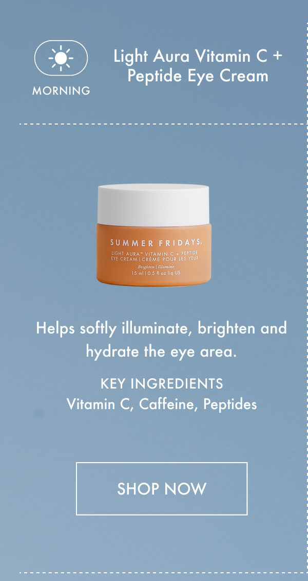 Light Aura Vitamin C + Peptide Eye Cream - Shop Now
