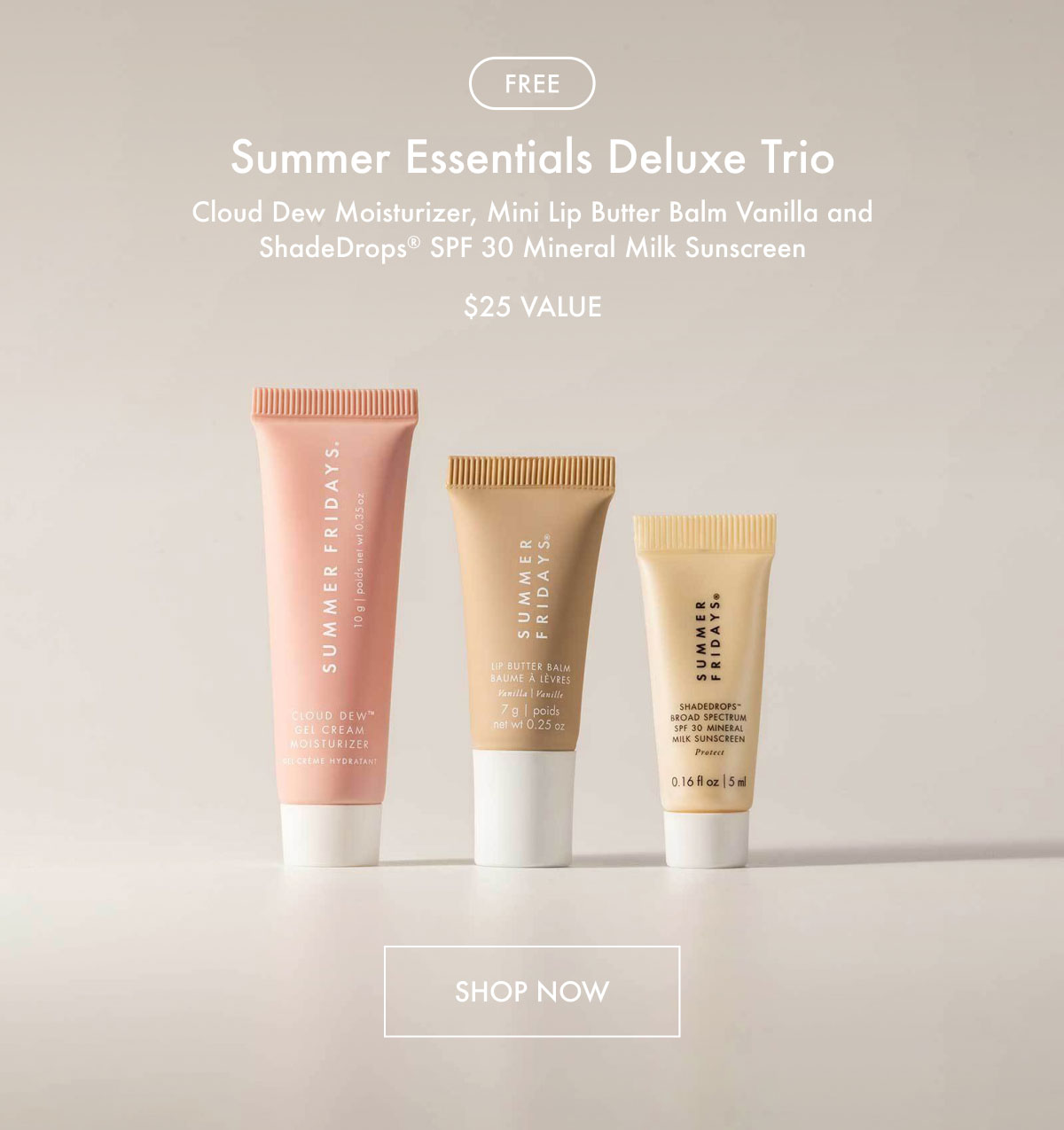 Summer Essentials Deluxe Trio - Shop Now