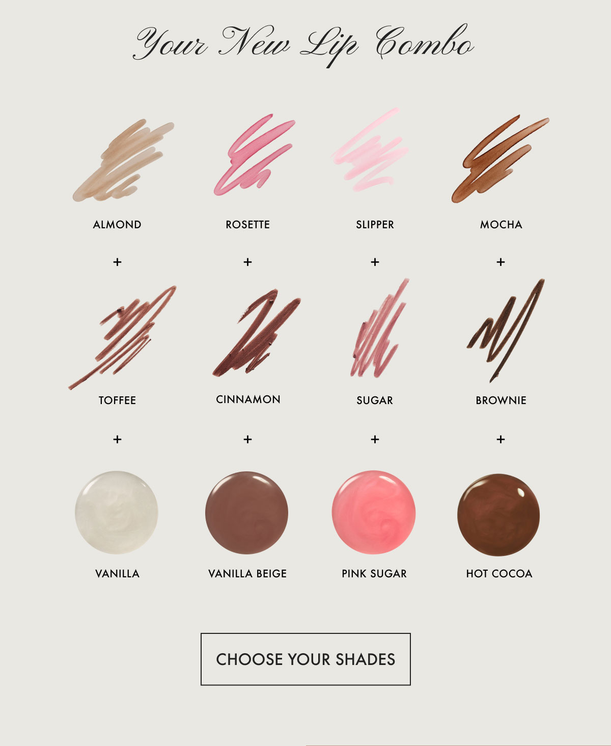 Your New Lip Combo - Choose Your Shades