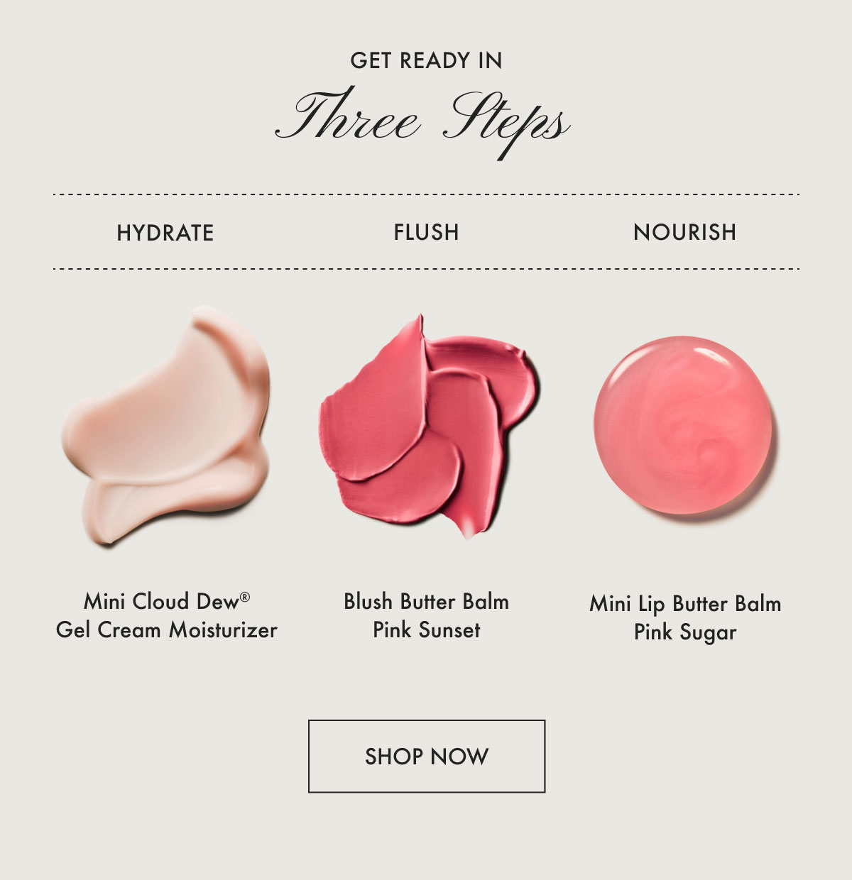 Get Ready In Three Steps