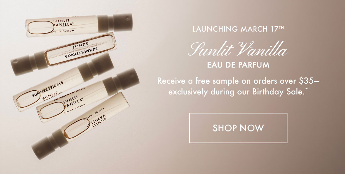 Sunlit Vanilla Eau De Parfum - Shop Now
