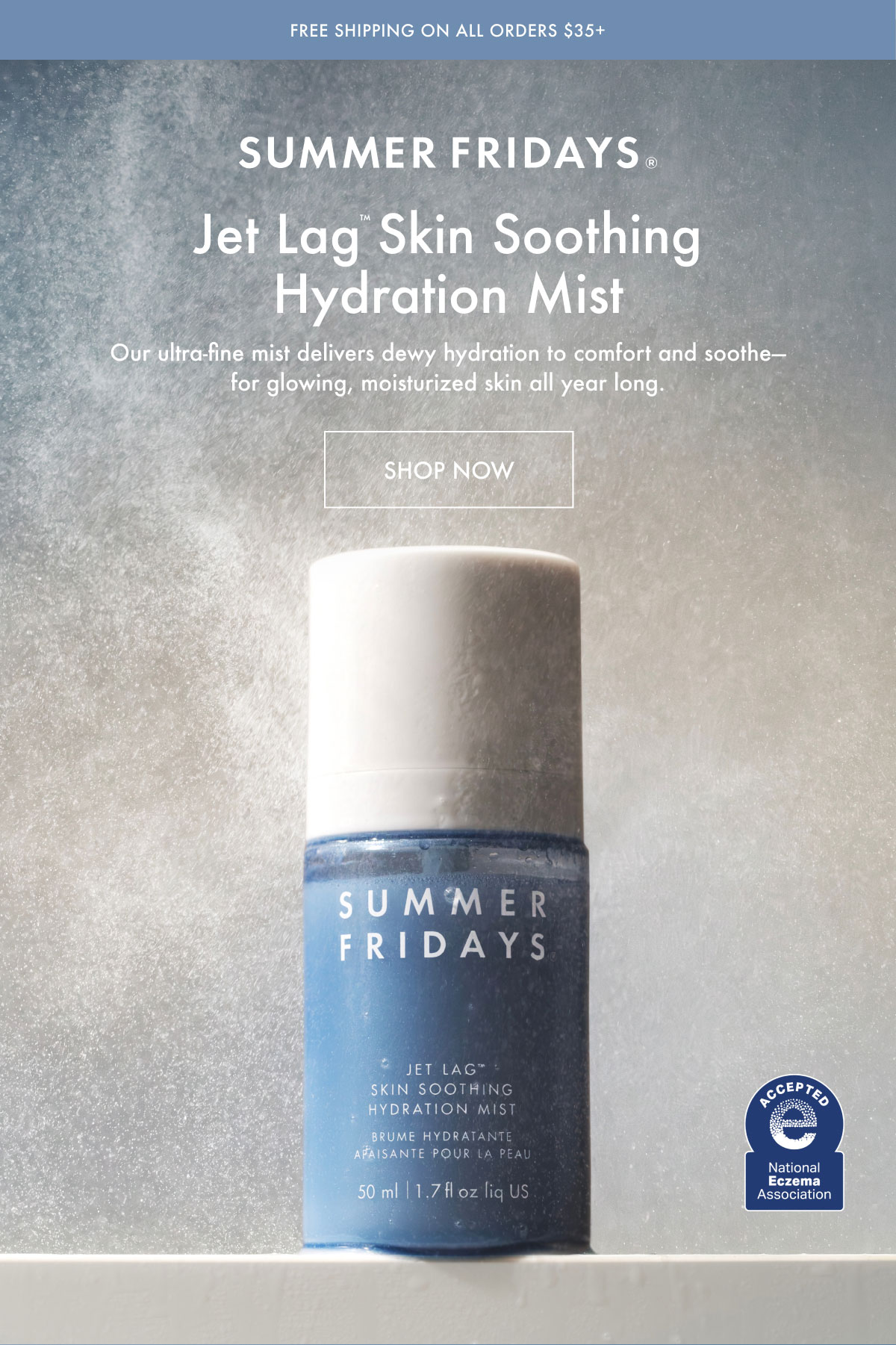 Jet Lag Hydration Mist - Shop Now