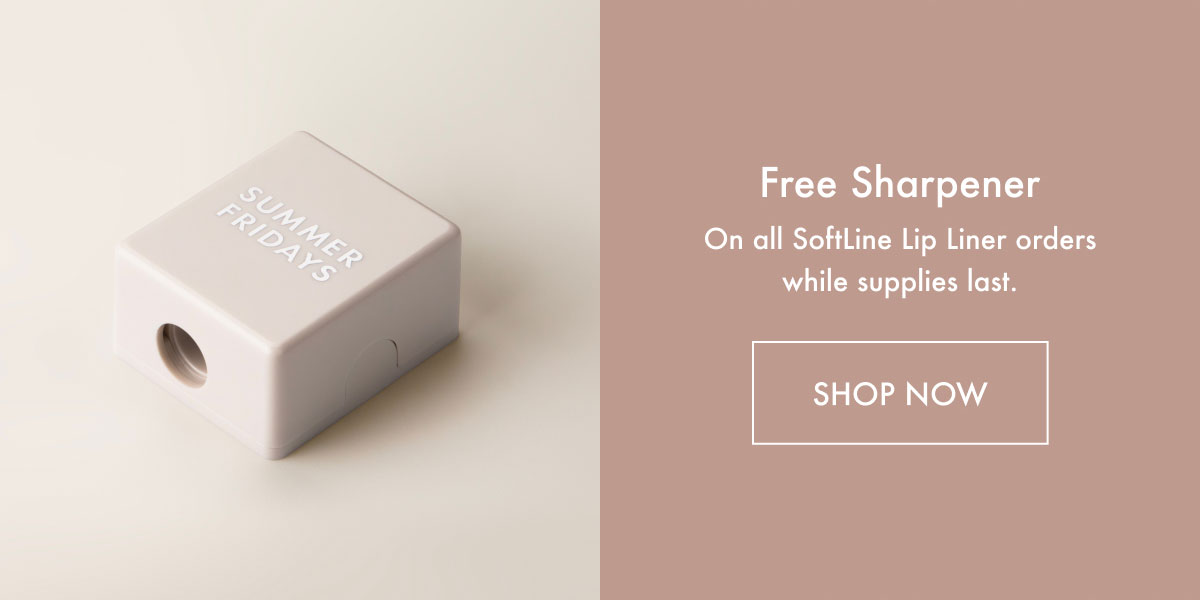 Free Sharpener with SoftLine Lip Liner Purchase - Shop Now