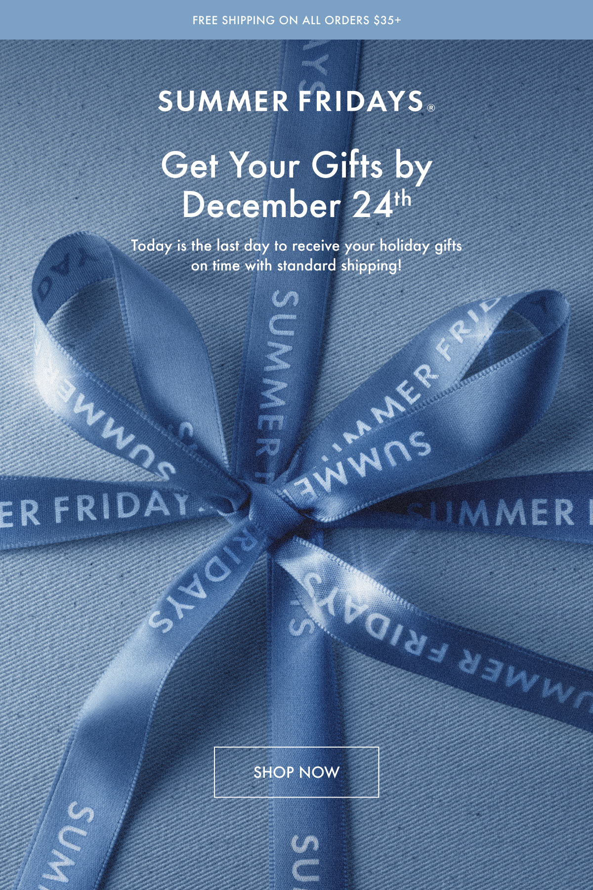 Get Your Gifts By December 24th - Shop Now