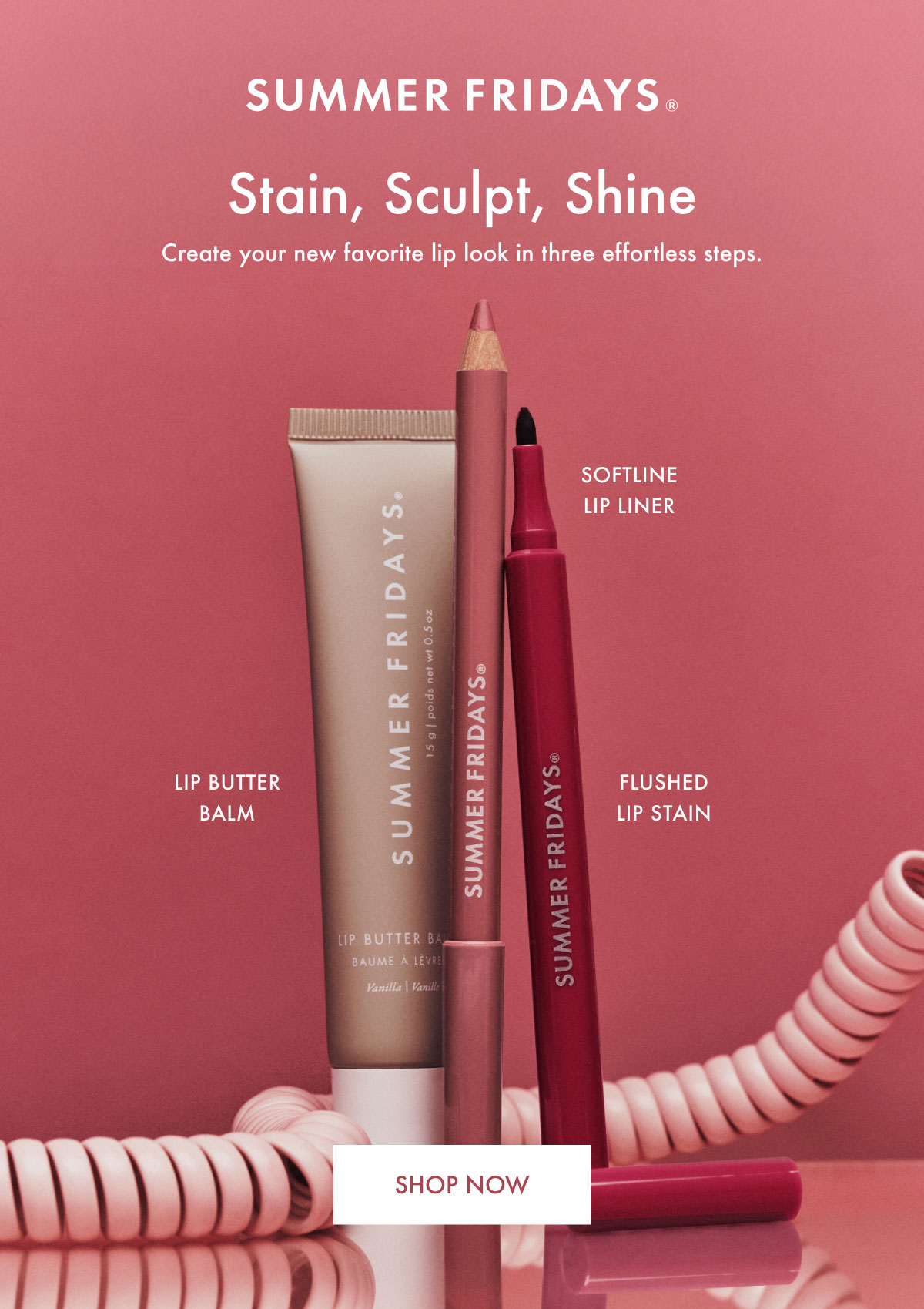 Stain, Sculpt, Shine - Shop Now