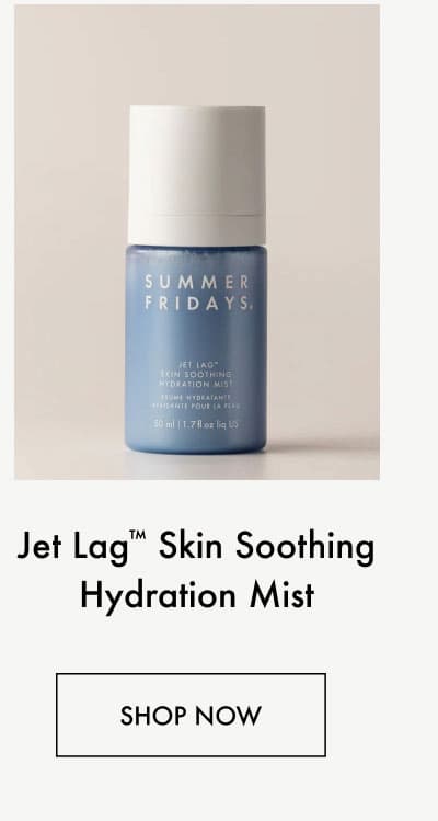 Jet Lag Skin Soothing Hydration Mist 