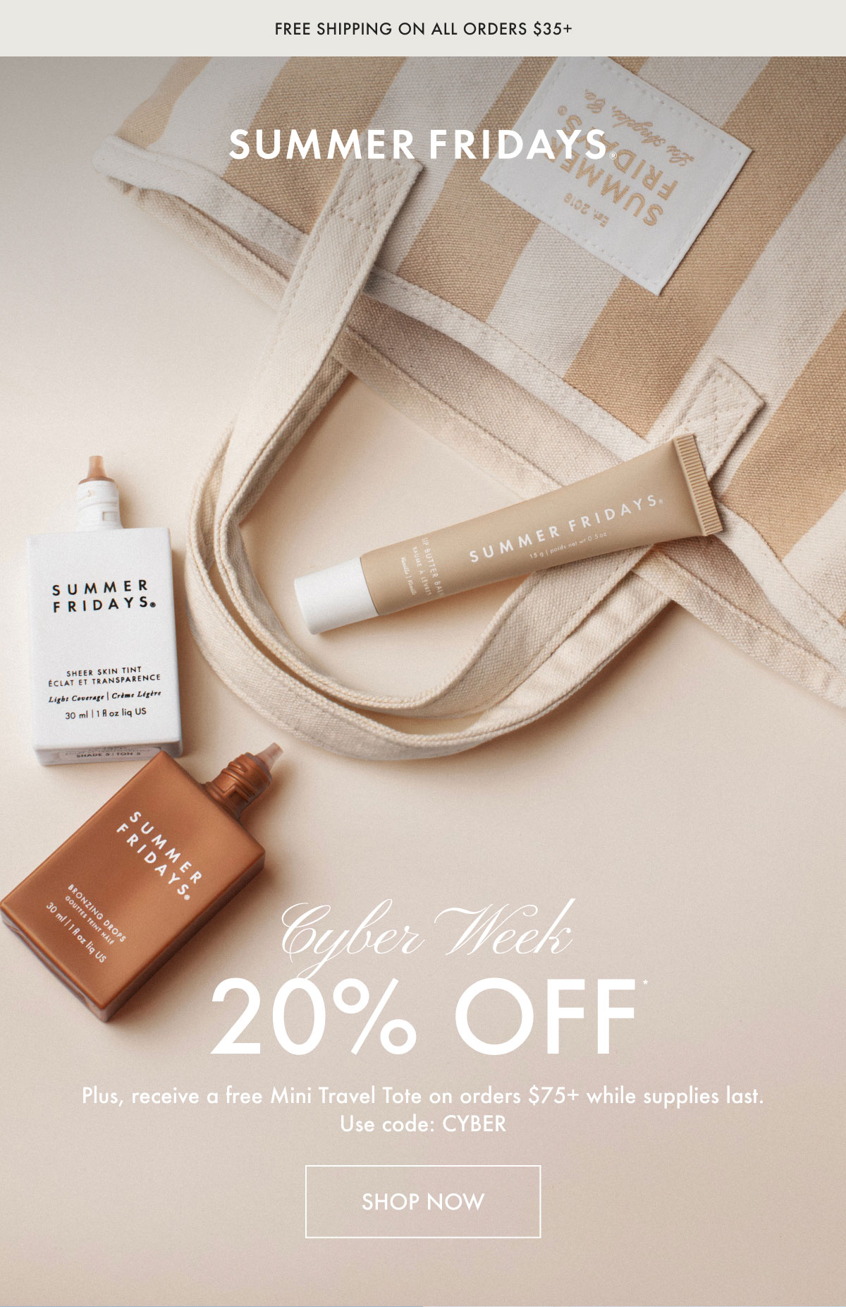 Cyber Week 20 Percent Off - Shop Now