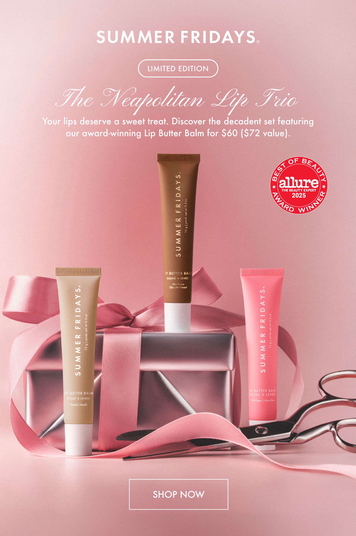 The Neapolitan Lip Trio - Shop Now