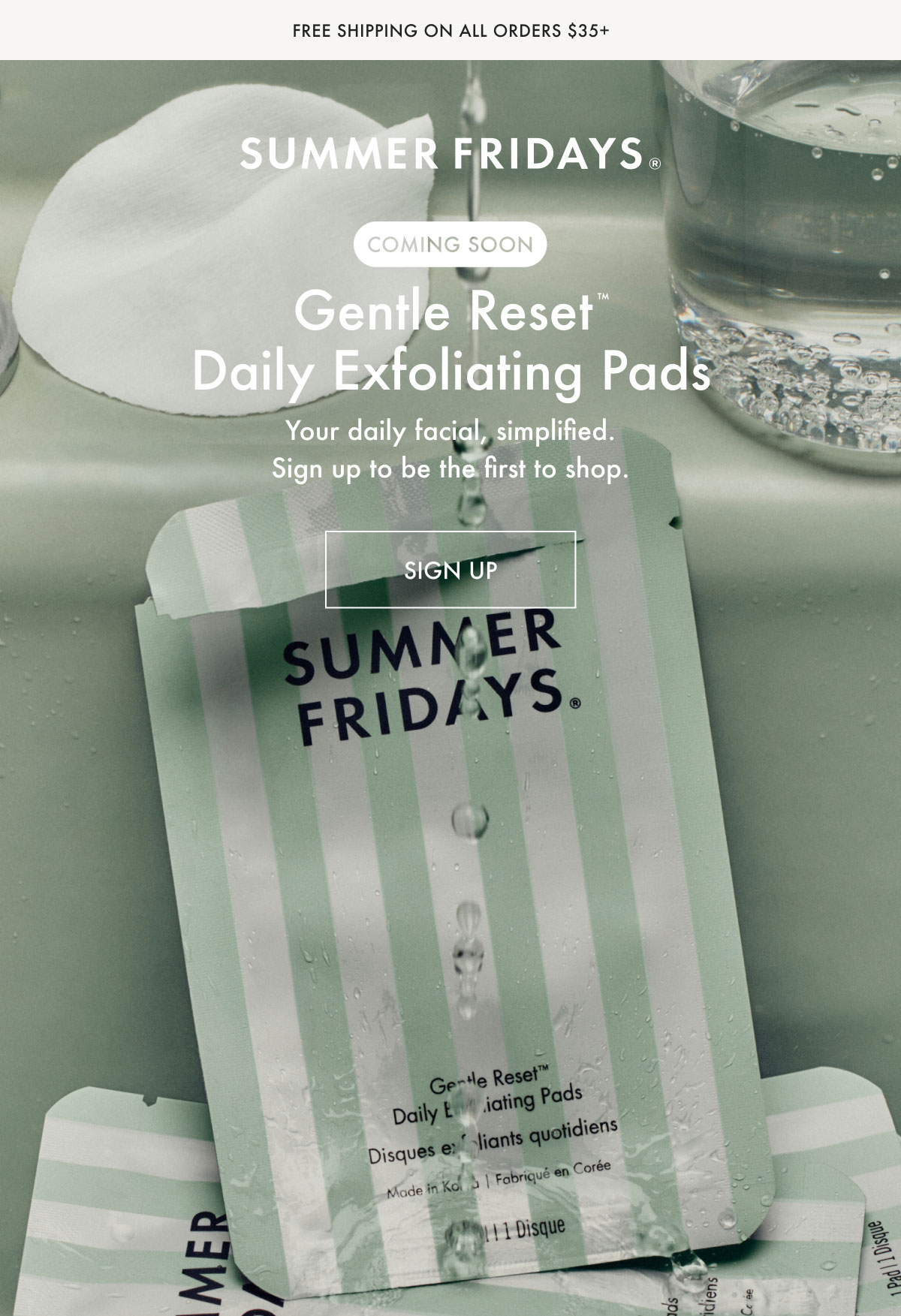Gentle Reset Daily Exfoliating Pads - Sign Up