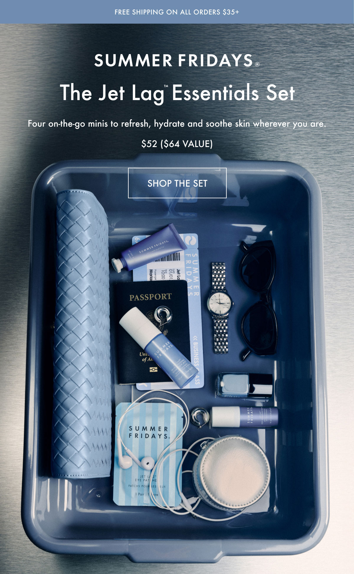 The Jet Lag Essentials Set - Shop The Set