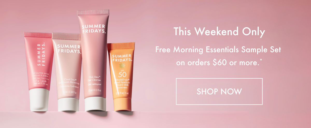 Free Morning Essentials Sample Set