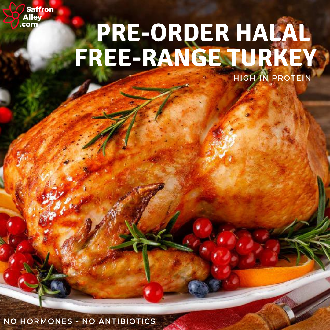 🦃PreOrder Halal Turkey Ethically Raised Saffron Alley