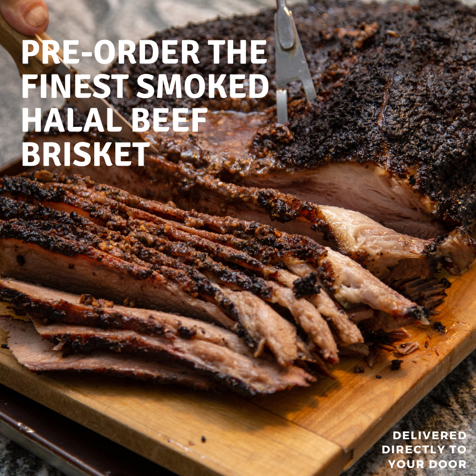 🚨Slow Cooked Halal Smoked Brisket; PreOrder Now🚨 Saffron Alley
