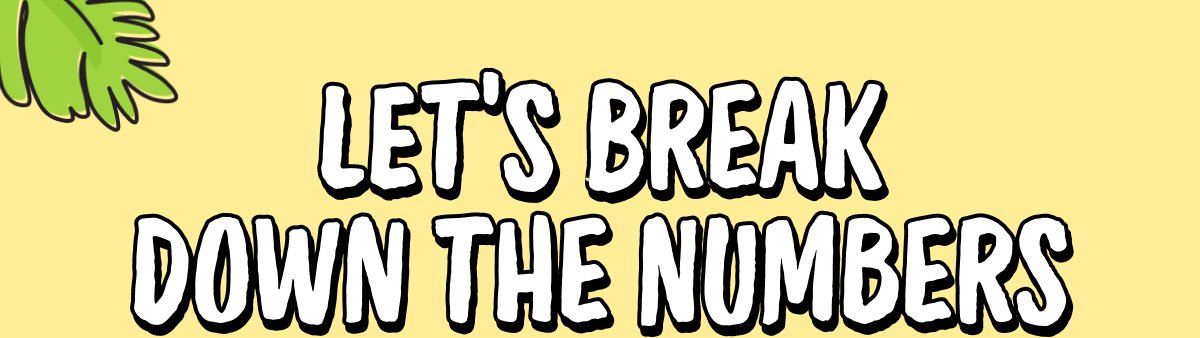 Let's Break Down The Numbers