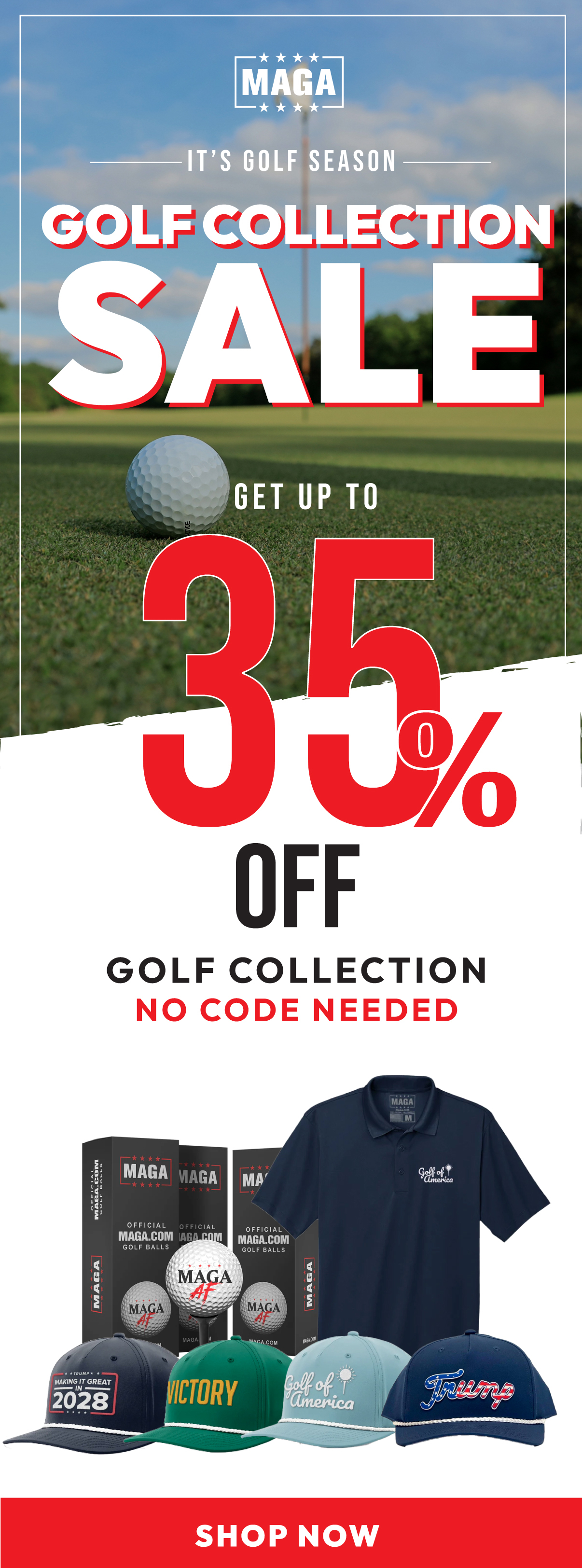 Golf Collection - Up to 35% OFF! Shop Polos, Balls, Bundles and More!
