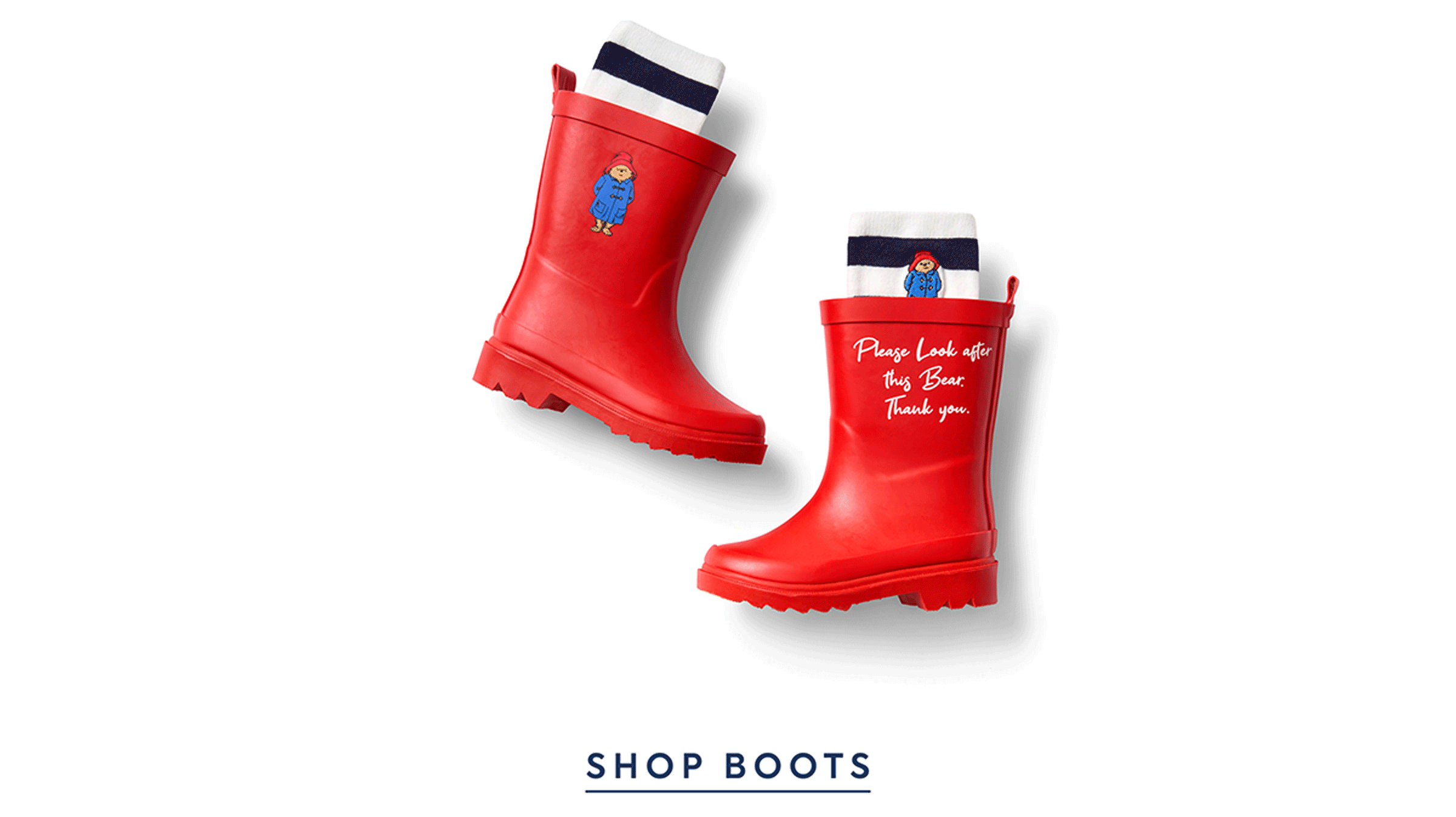 Please Look after this Bear. Thank you. - SHOP BOOTS