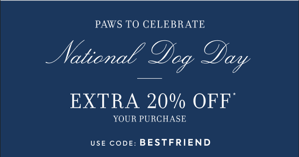 PAWS TO CELEBRATE National Dog Day