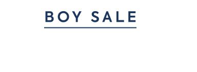 BOY SALE