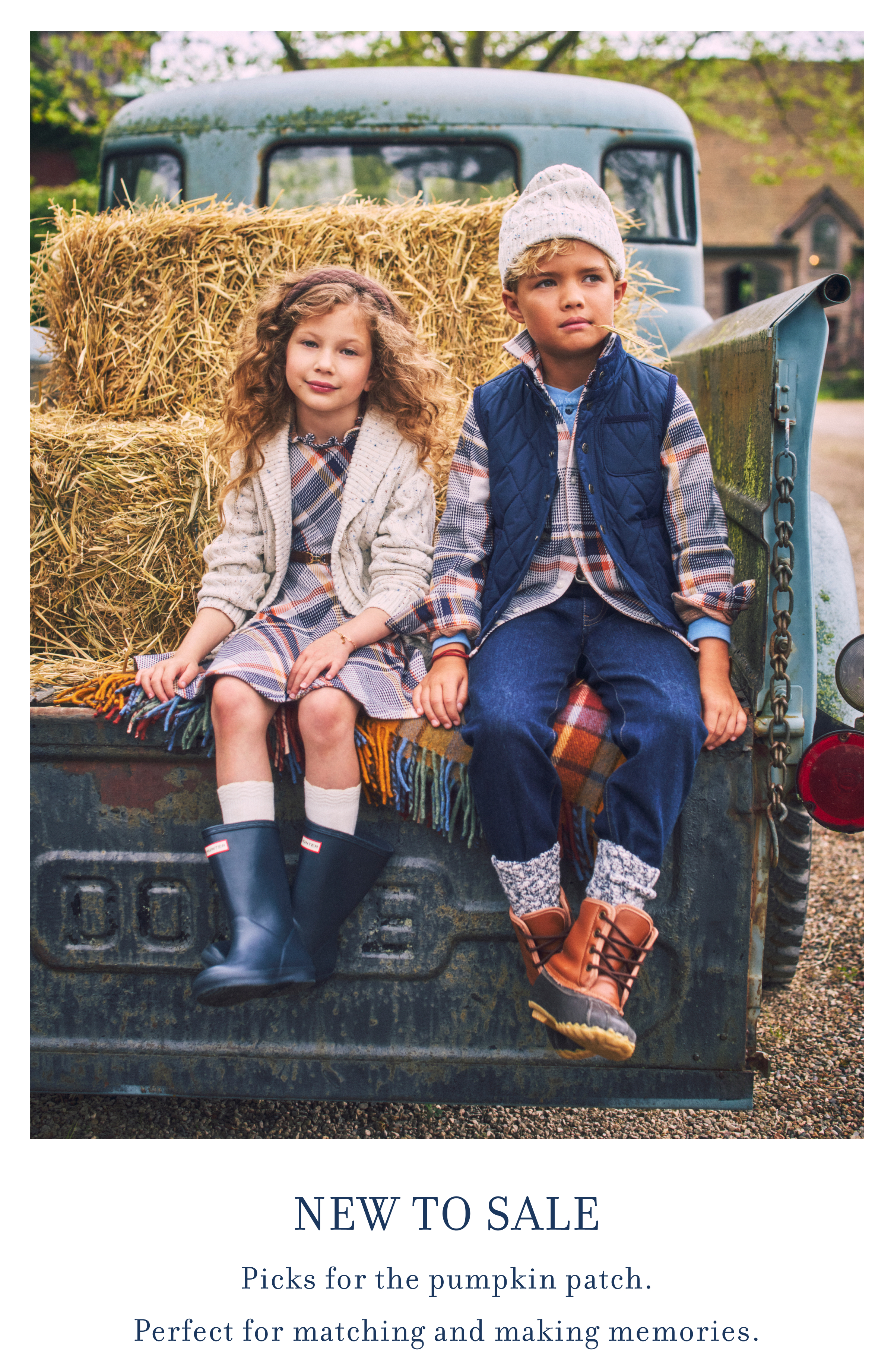 NEW TO SALE Picks for the pumpkin patch. Perfect for matching and making memories.