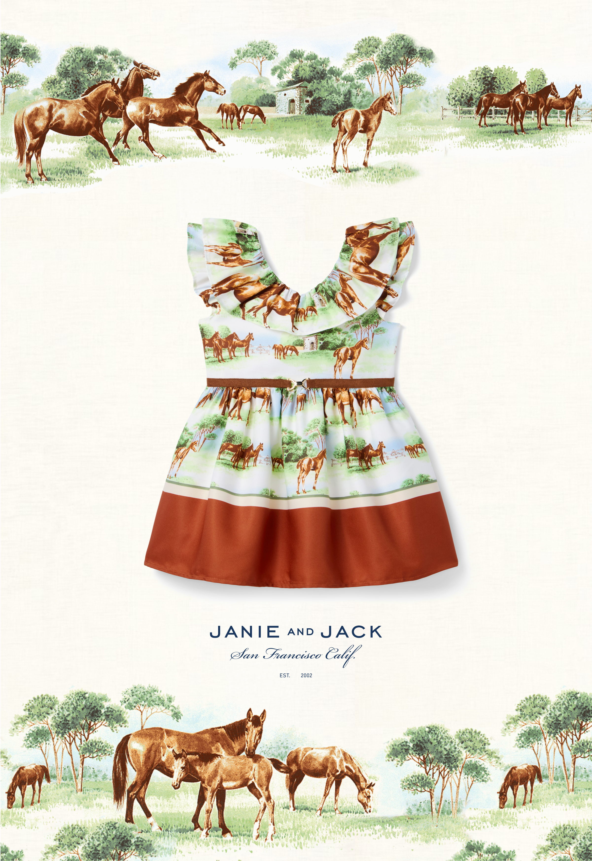 horse dress feature