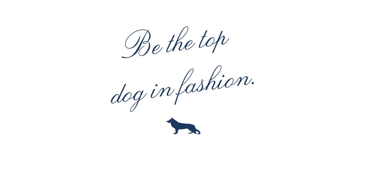 Be the top dog in fashion.