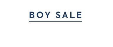 BOY SALE