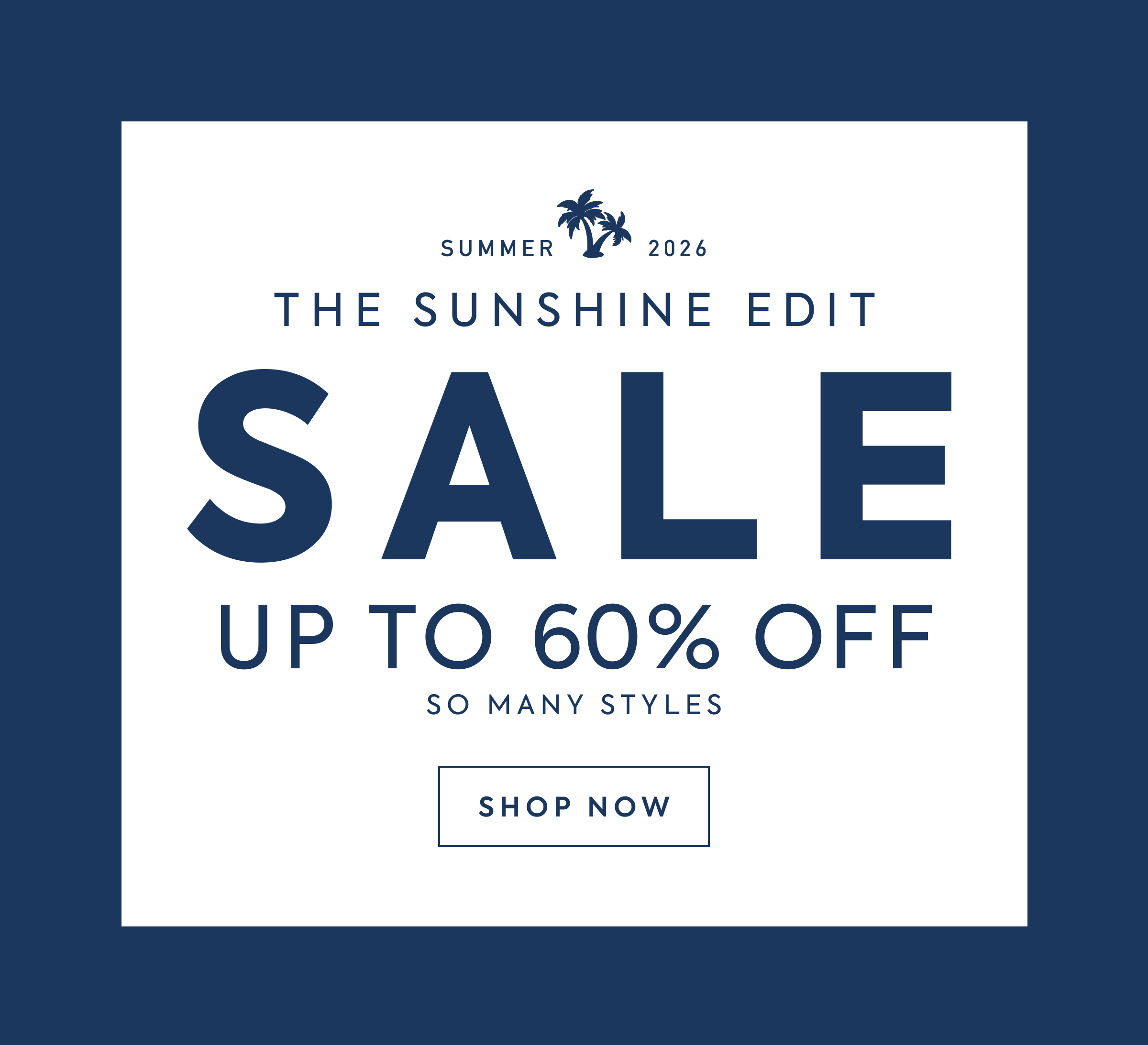 Summer Sale up to 60% off