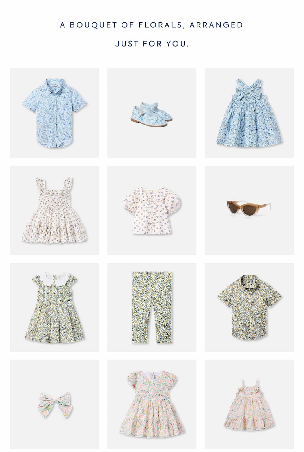 a bouquet of florals, arranged just for you.