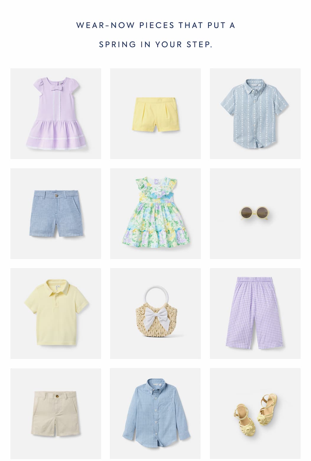 wear-now pieces that put a spring in your step.