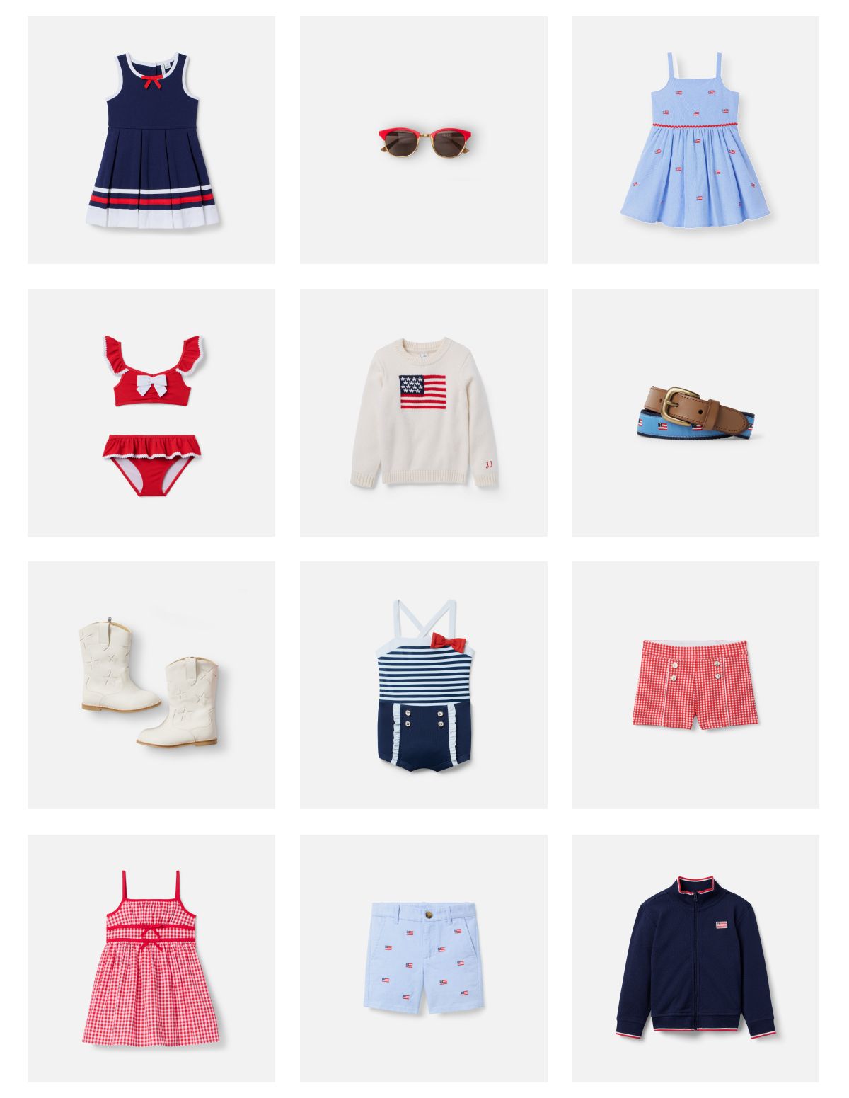 NEW TO SALE: Our take on all-Americana looks&nbsp;in&nbsp;red,&nbsp;white&nbsp;and blue.