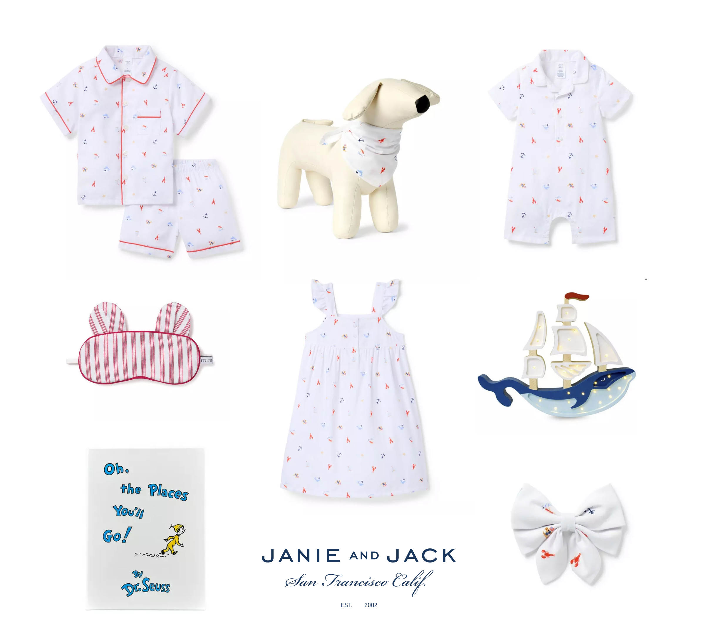 Oh, the Places You'll Go! - Dr. Seuss - JANIE AND JACK - San Francisco Calif. - EST. 2002