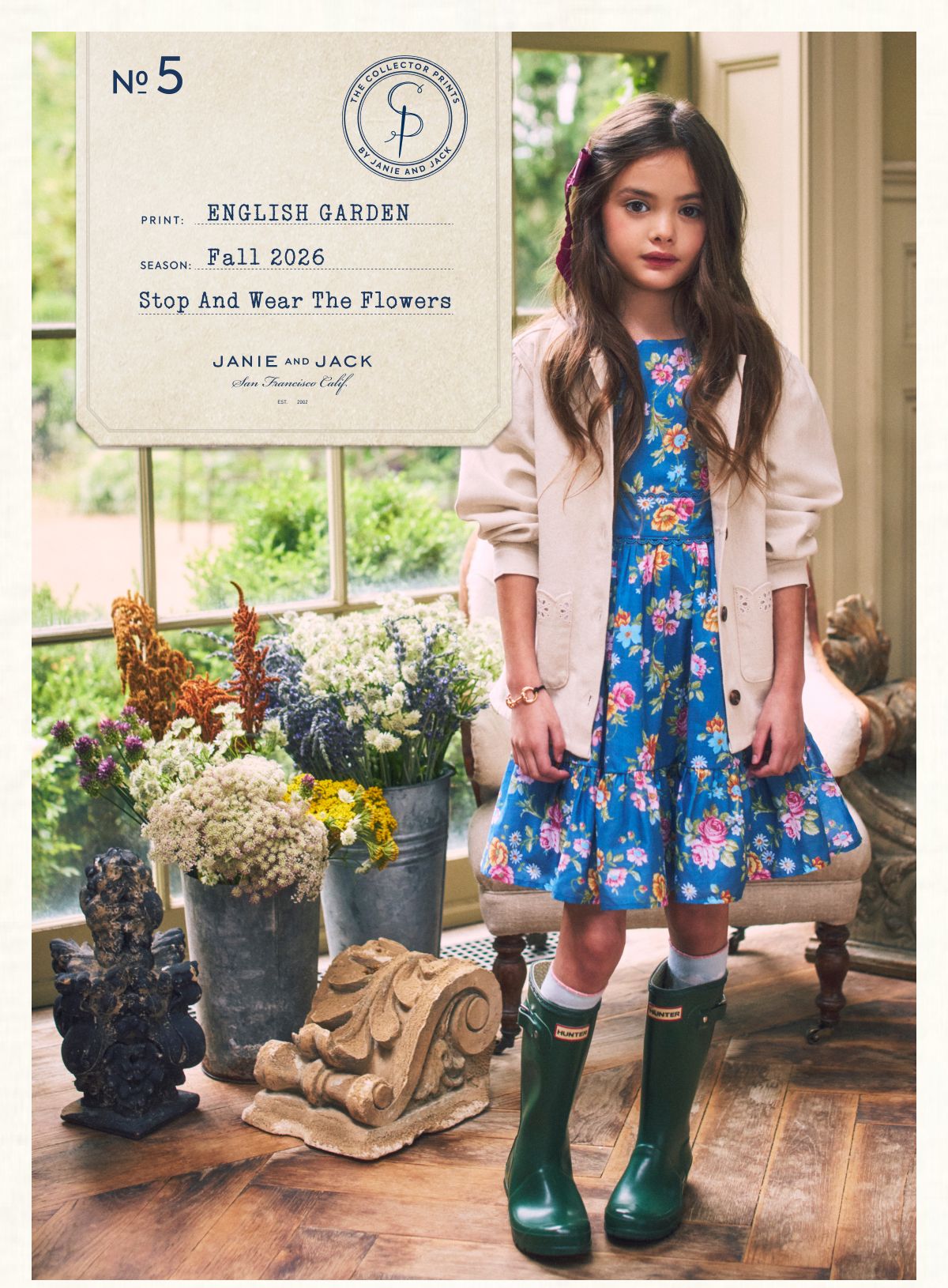 No 5 Print English Garden Season Fall 2026 Stop And Wear The Flowers