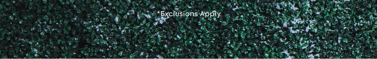 *Exclusions Apply