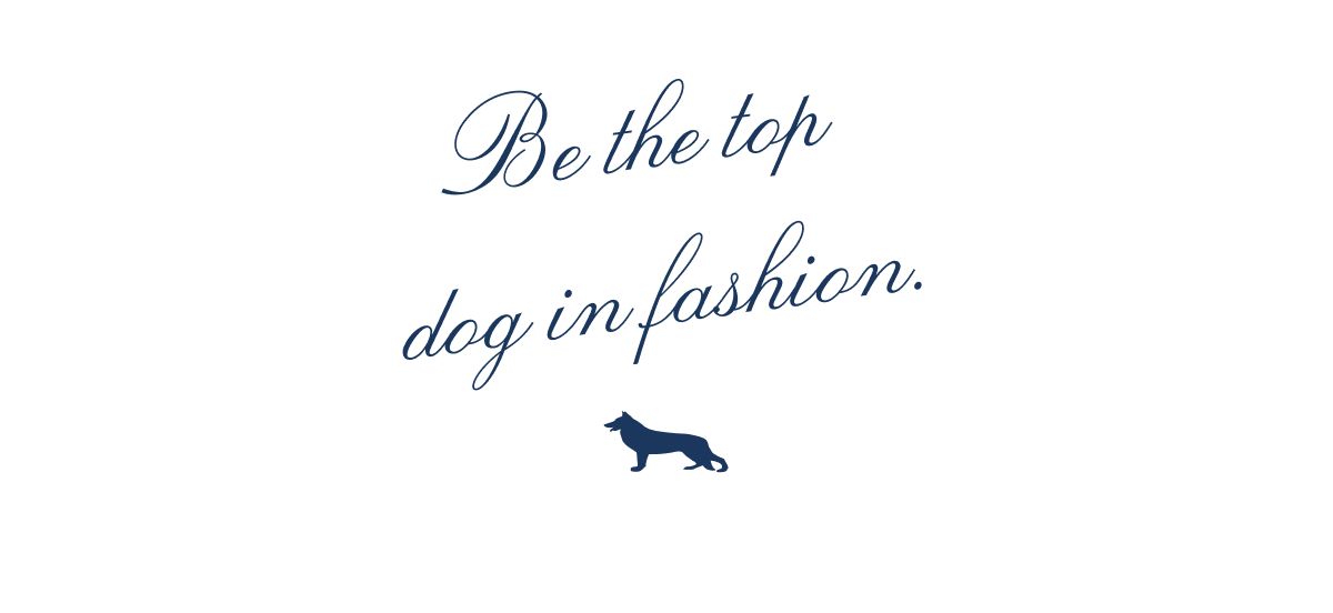 Be the top dog in fashion.